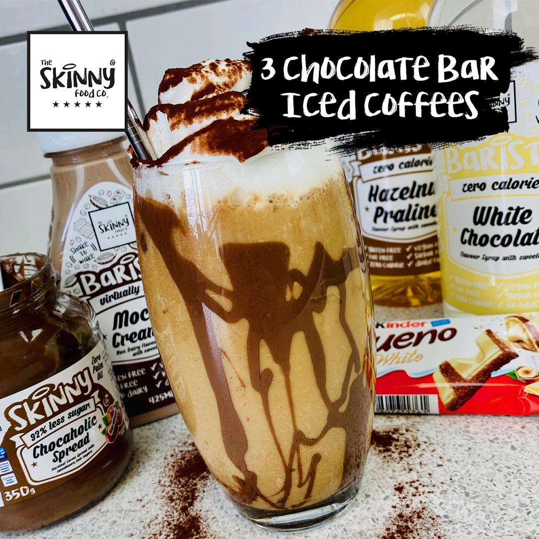 3 Chocolate Bar Inspired Iced Coffees - theskinnyfoodco