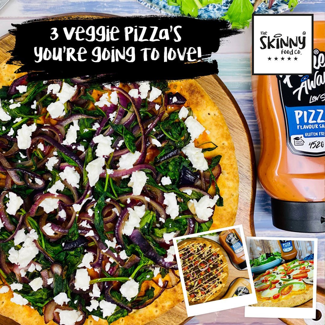 3 Veggie Pizzas you're going to LOVE! - theskinnyfoodco