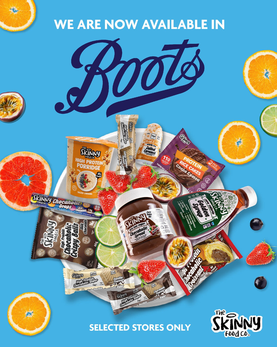Stick to your Diet Plan on the Go with The Skinny Food Co. Range at Boots!