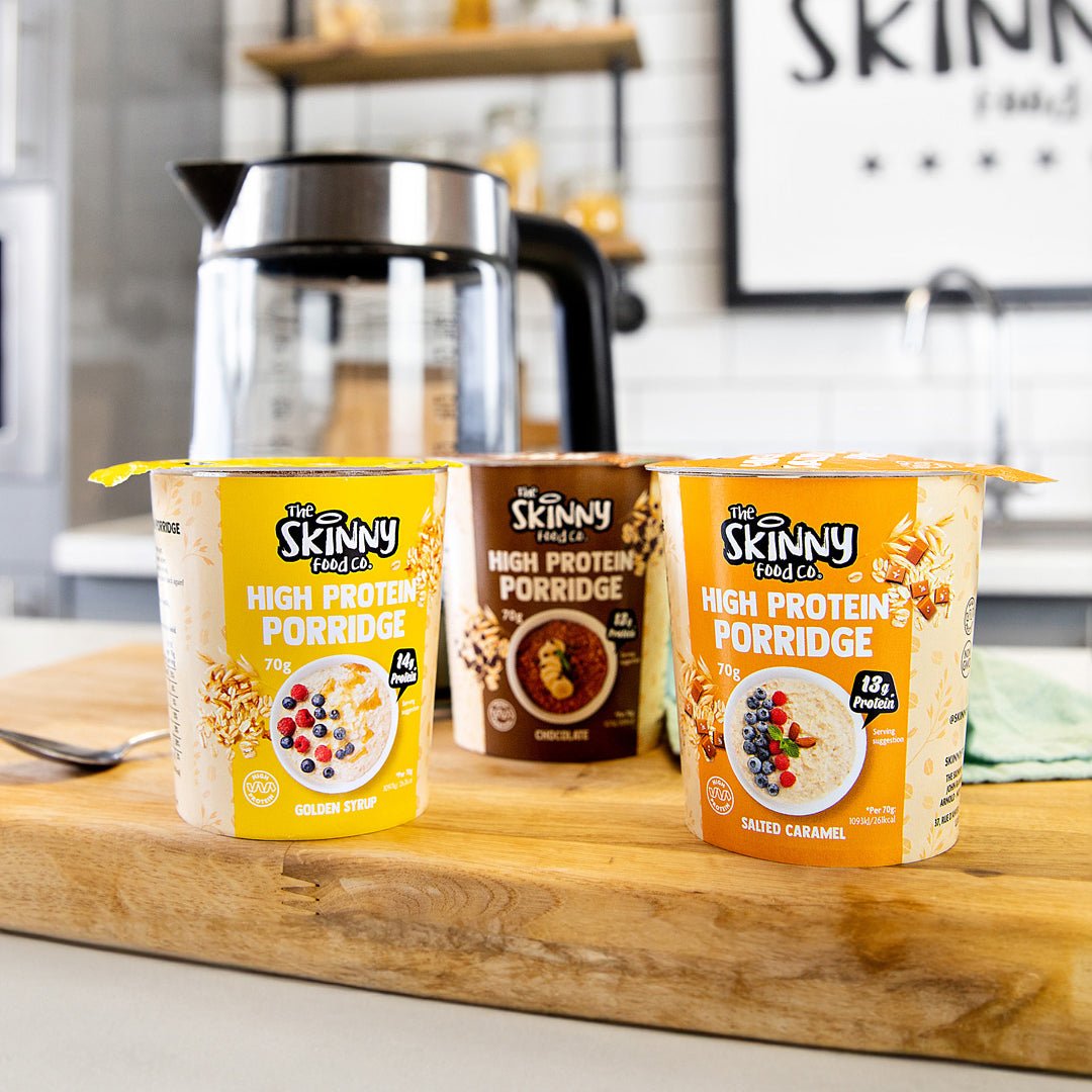 Fuel your day with our Skinny Food protein-packed Porridge Pots - theskinnyfoodco