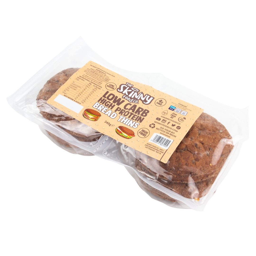 NEW Low Carb High Protein Bread Thins - theskinnyfoodco