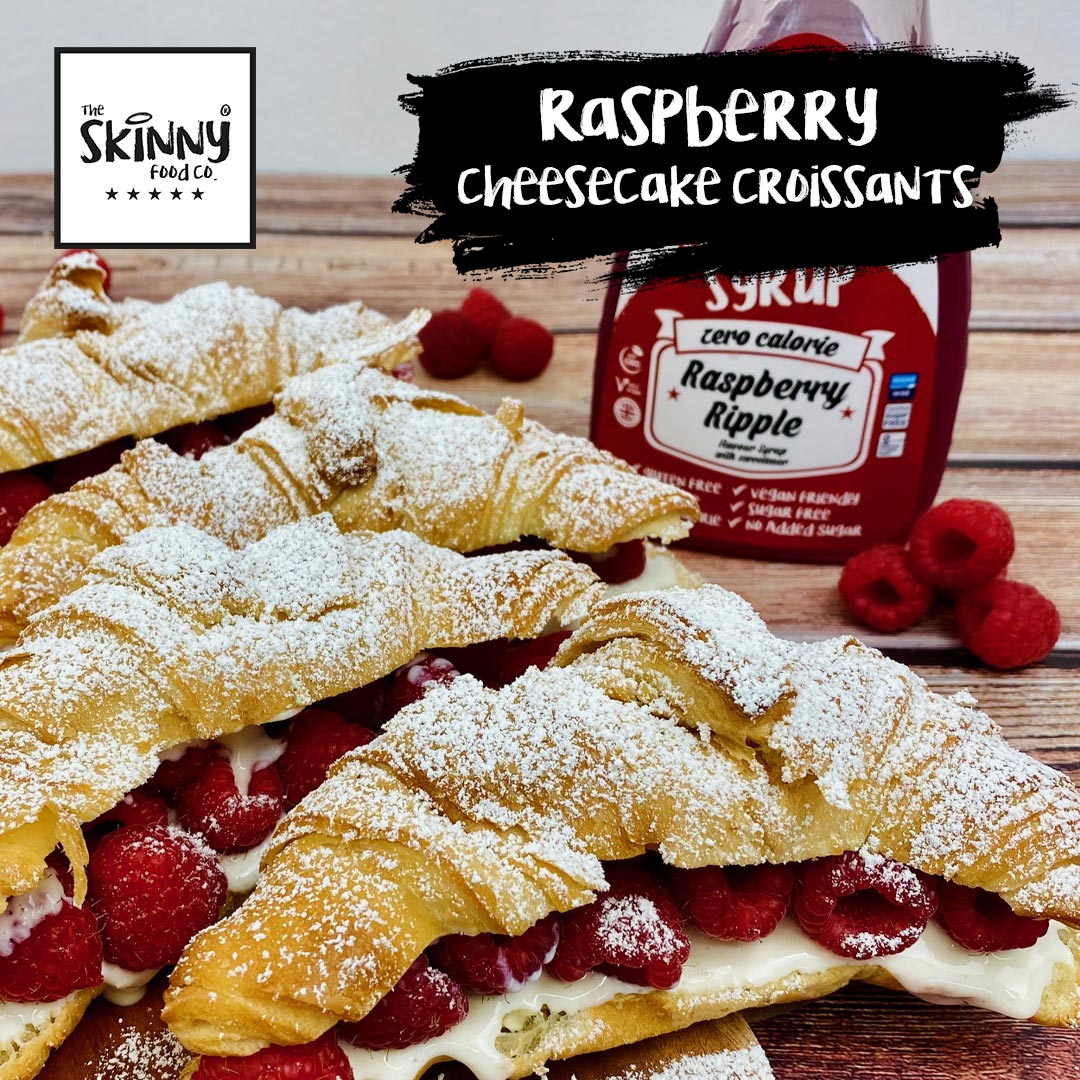 Raspberry Cheesecake Croissants - theskinnyfoodco