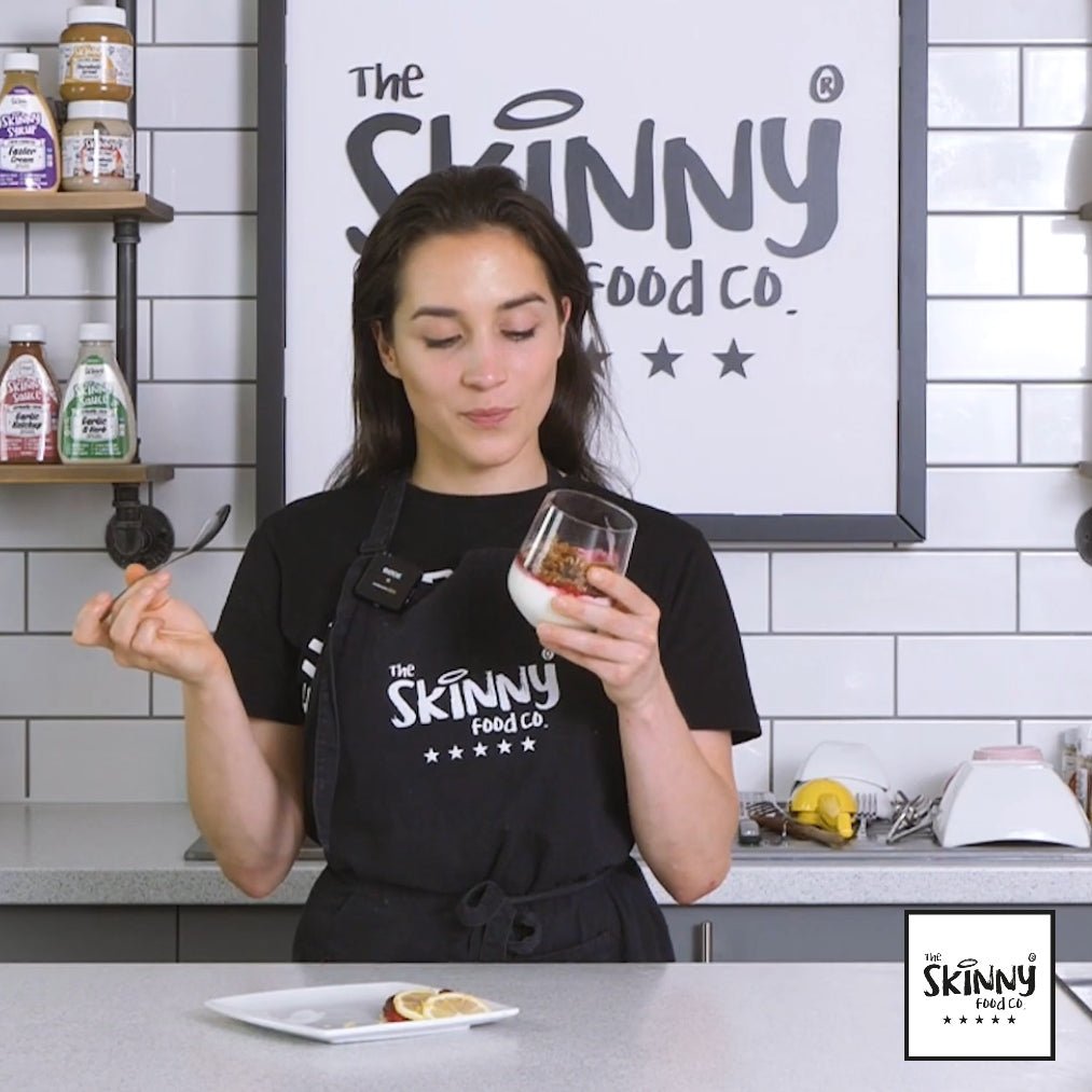 Skinny Food Co X V's Kitchen: Jam Jar Cheesecake Ep 3 - theskinnyfoodco