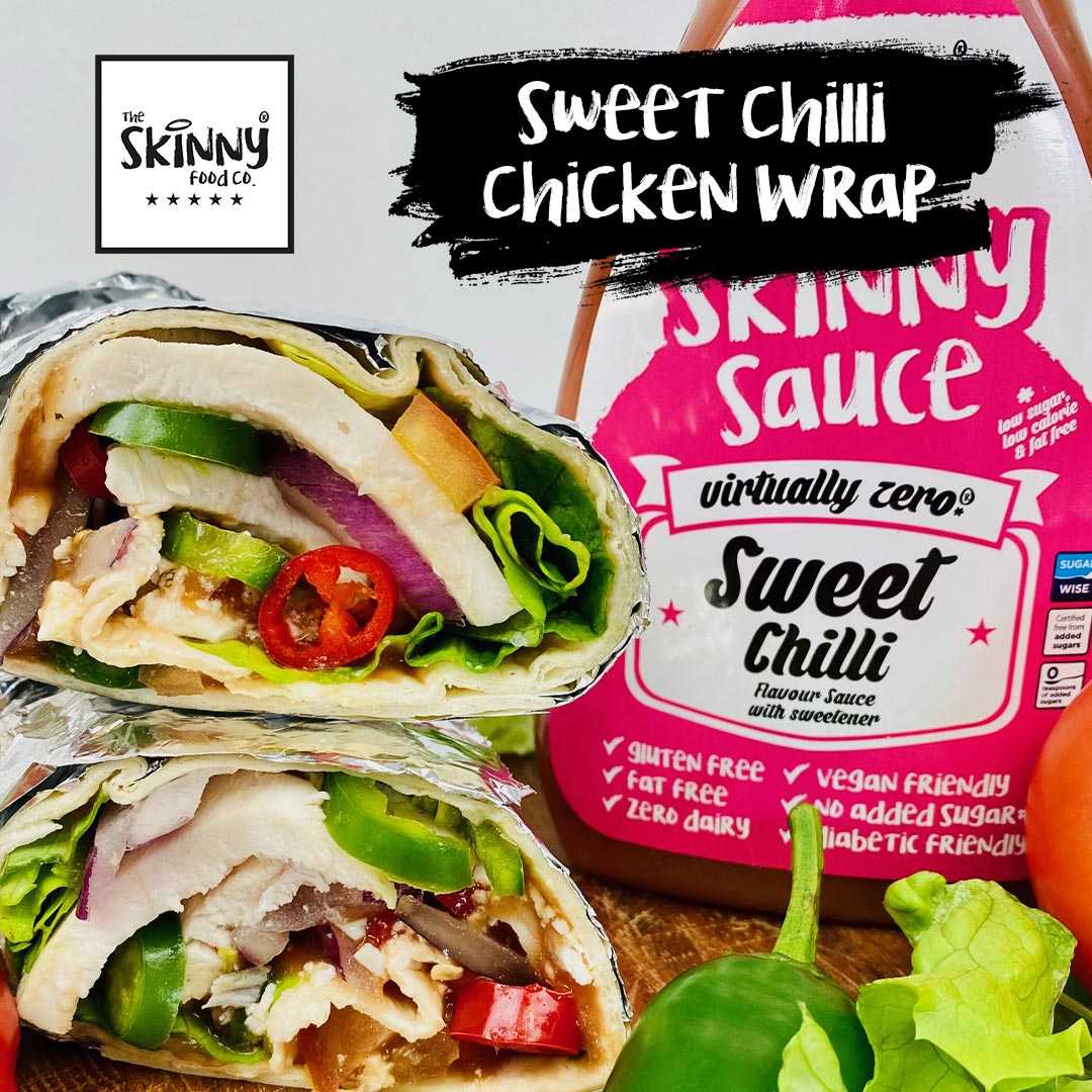 Sweet Chilli Chicken Wraps - theskinnyfoodco
