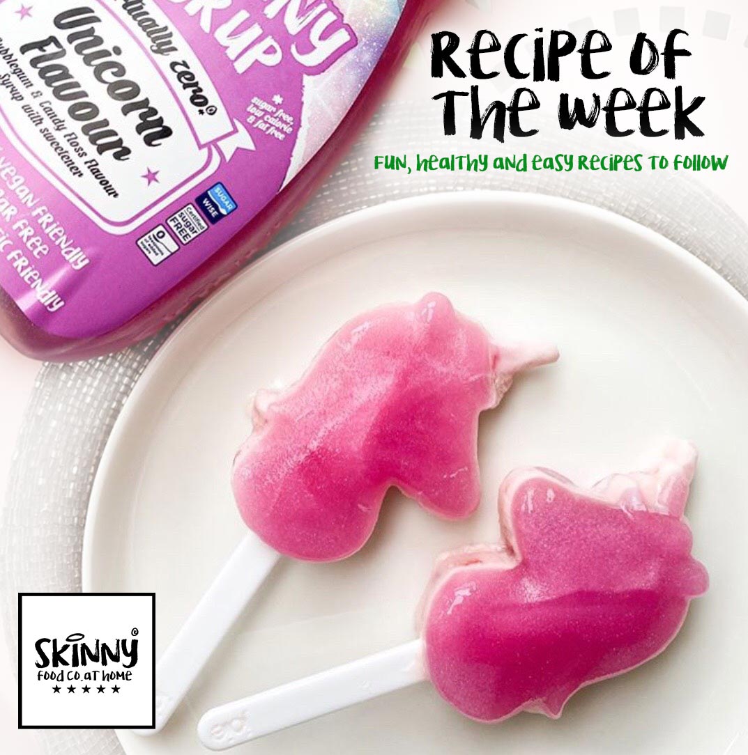 Unicorn Ice Lollies - theskinnyfoodco