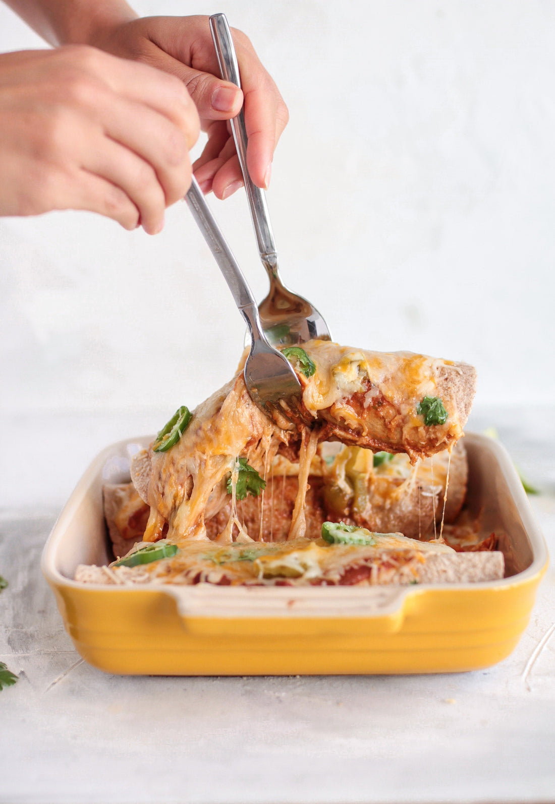 Vegan Enchiladas Recipe - theskinnyfoodco