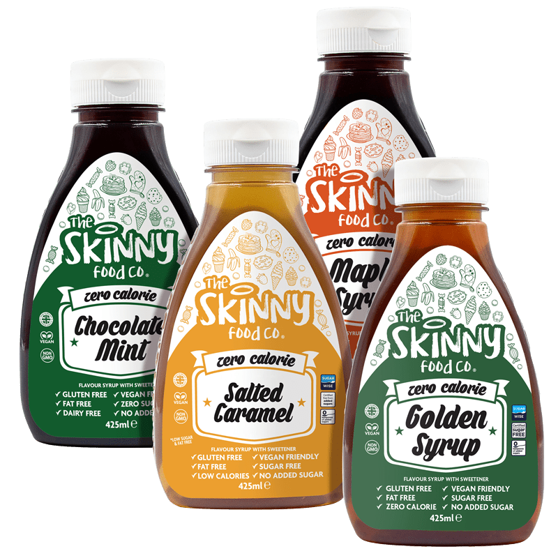 Essential Bestselling Syrup Bundle - The Skinny Food Co 4 x 425 ml - theskinnyfoodco