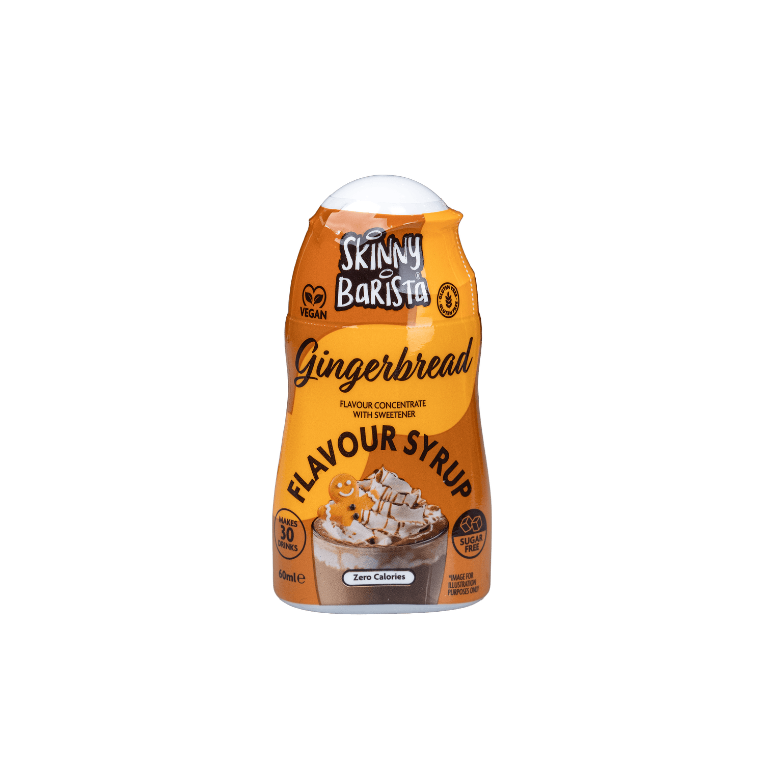 Gingerbread Barista Shot Sugar Free Skinny Coffee Syrup - 60ml - theskinnyfoodco