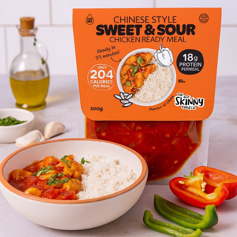 Skinny Chinese Sweet & Sour Chicken 207 Calories Ready Meal - 300g - theskinnyfoodco