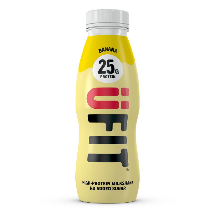 UFIT High Protein Ready to Drink Banana Shakes - 25g Protein - theskinnyfoodco