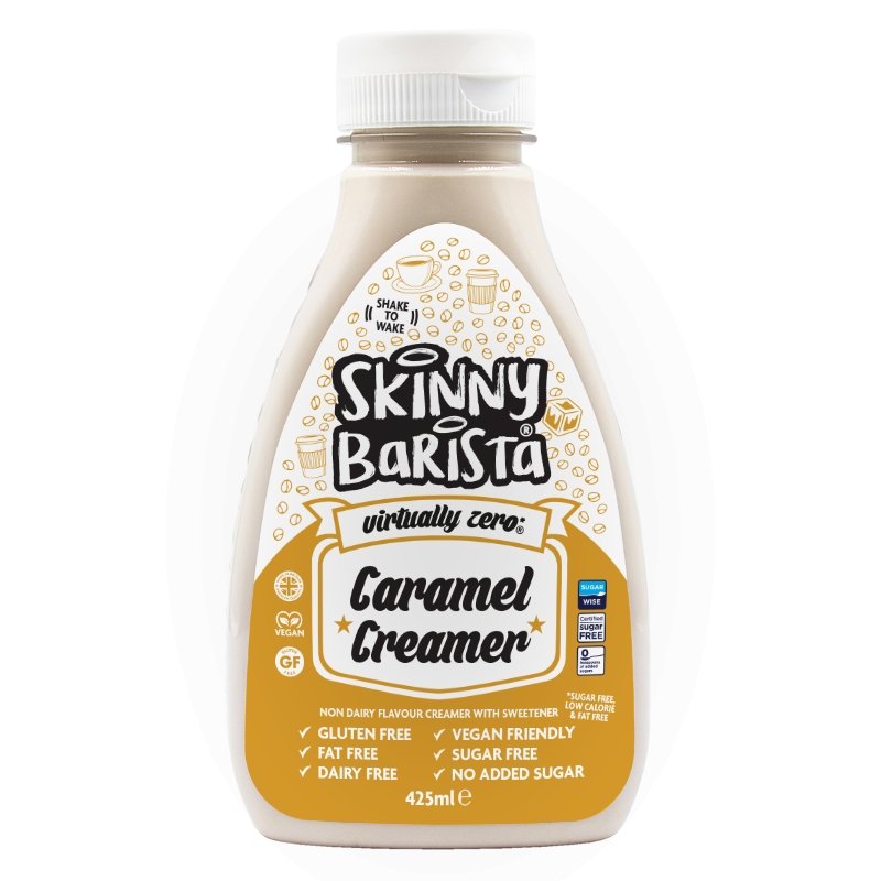 Caramel Coffee Creamer - Non-Dairy Skinny Creamer - 425ml - theskinnyfoodco
