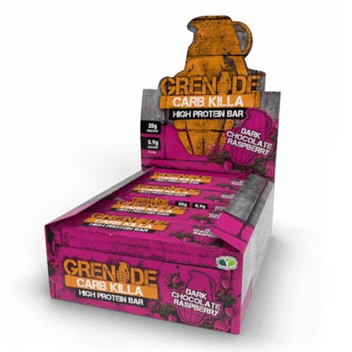 Grenade Carb Killa Low Sugar Bar (12 x 60g Bars) 13 Flavours - theskinnyfoodco