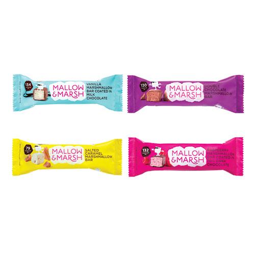 Marshmallow Snack Bars 4 Flavours - theskinnyfoodco