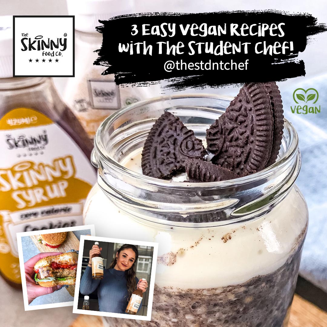 3 Makkelijke Vegan Recepten met The Student Chef! - theskinnyfoodco