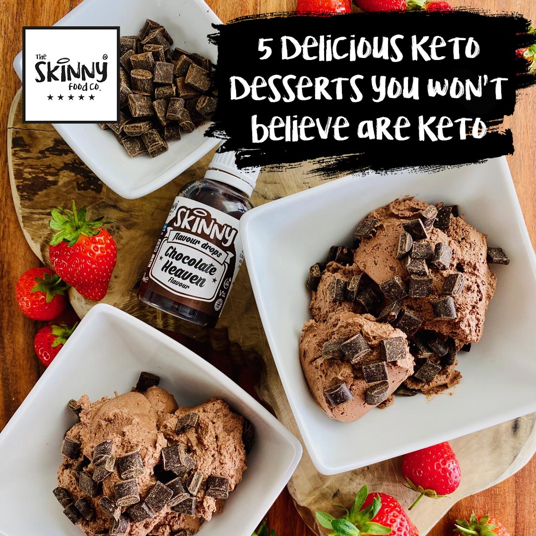 5 deilige Keto -desserter du ikke vil tro er Keto - theskinnyfoodco