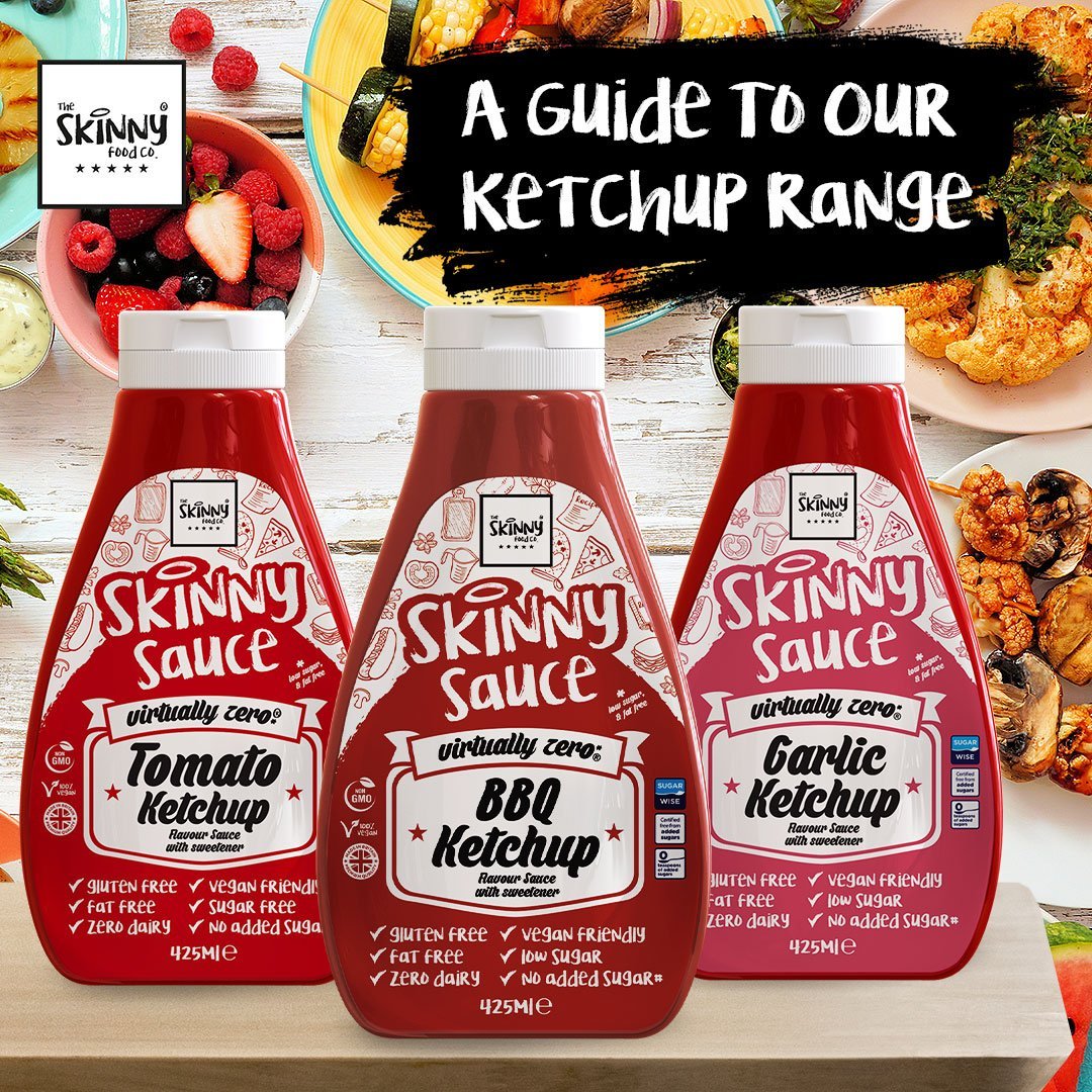 En guide til vores velsmagende ketchupsortiment - theskinnyfoodco