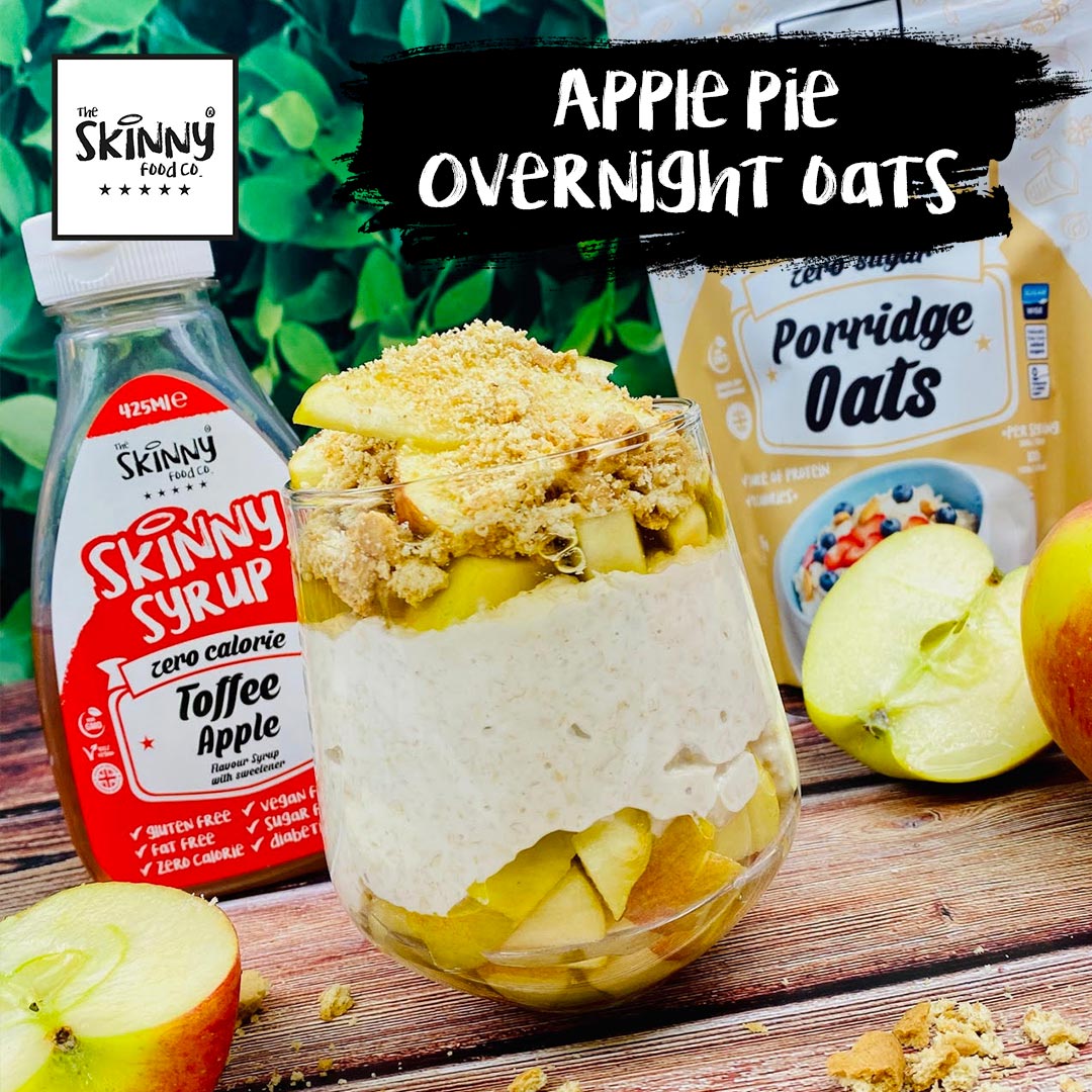 Apple Pie Overnight Oats - theskinnyfoodco