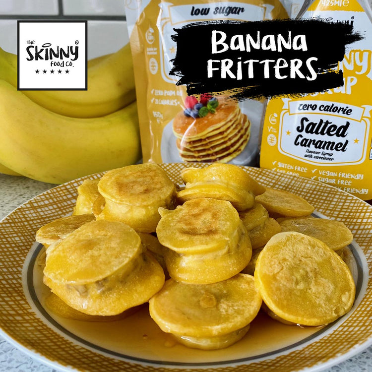 Banana Fritters With Syrup Healthy Desserts The Skinny Food Co