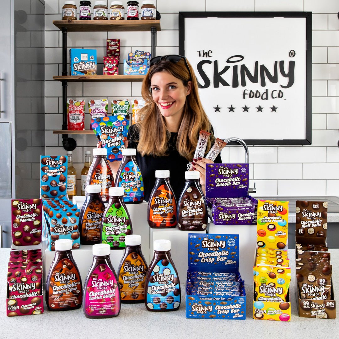 Echa un vistazo a nuestra NUEVA gama de adictos al chocolate de Skinny Food - theskinnyfoodco