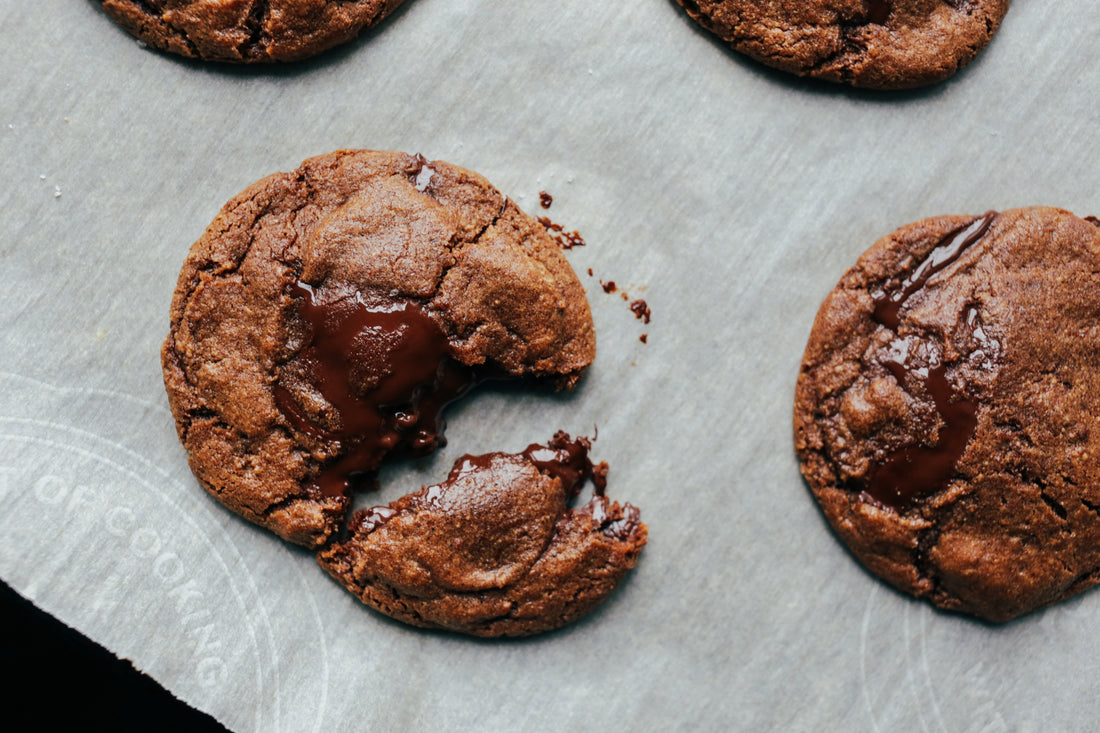 Chocolate Mint Cookies Recipe - theskinnyfoodco