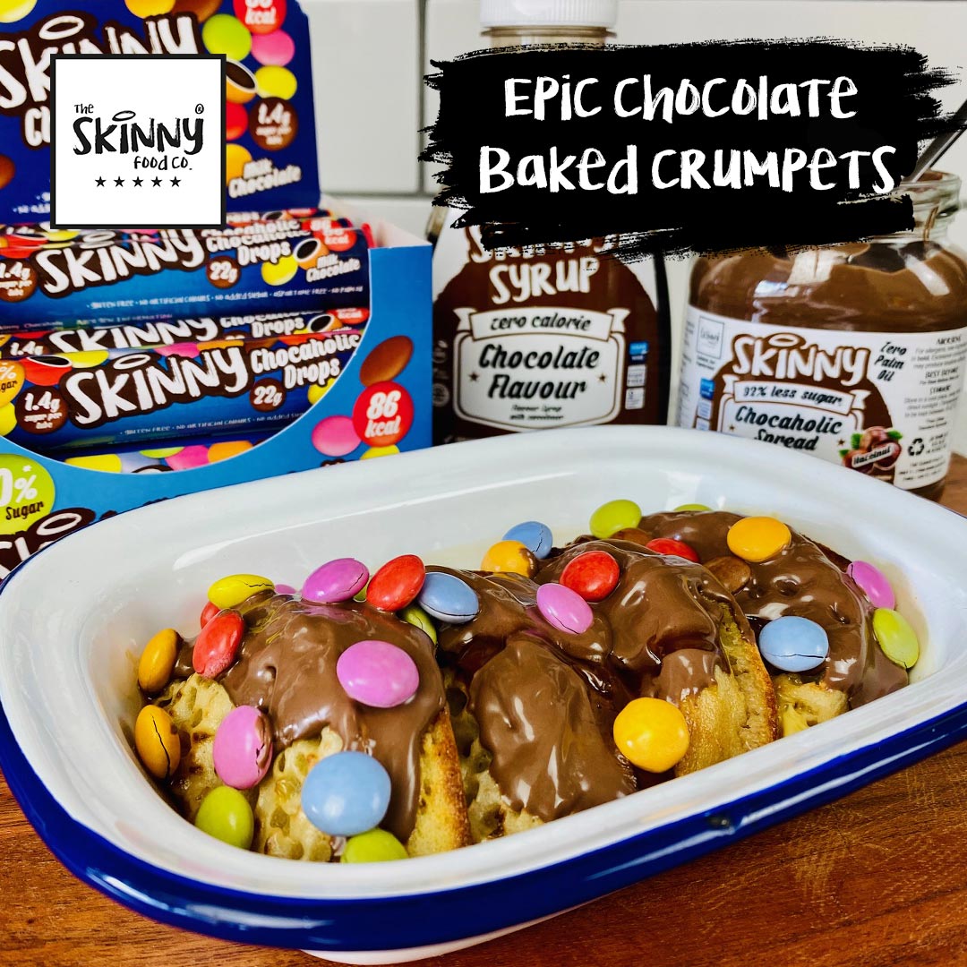 Epic Chocolate Baked Crumpets – theskinnyfoodco