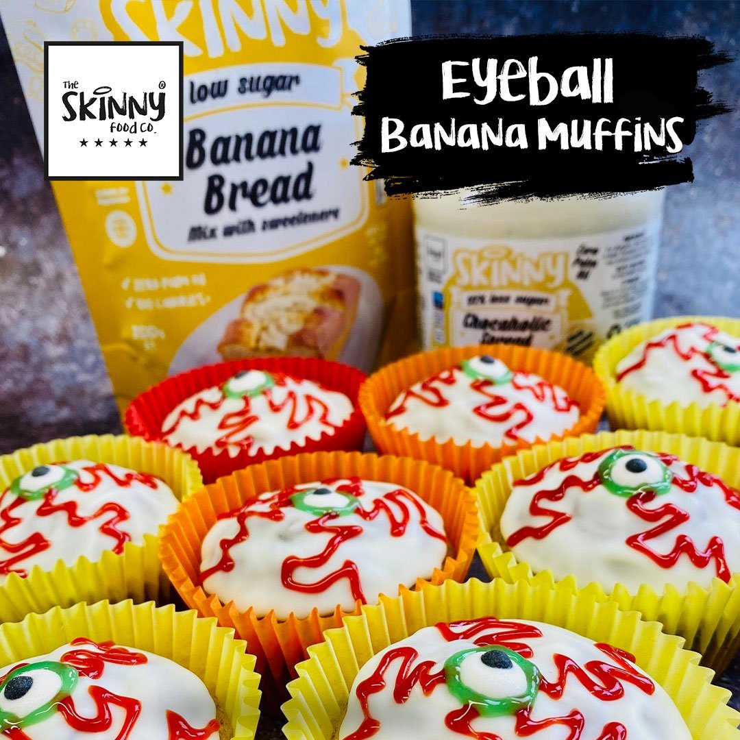 Eyeball Banana Muffins - theskinnyfoodco