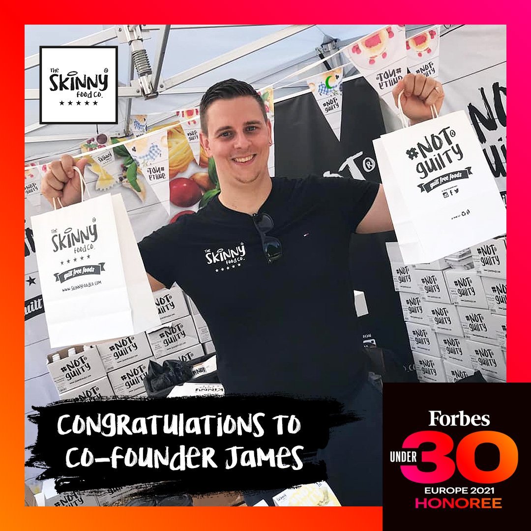 FORBES UNTER 30: JAMES WHITING – theskinnyfoodco