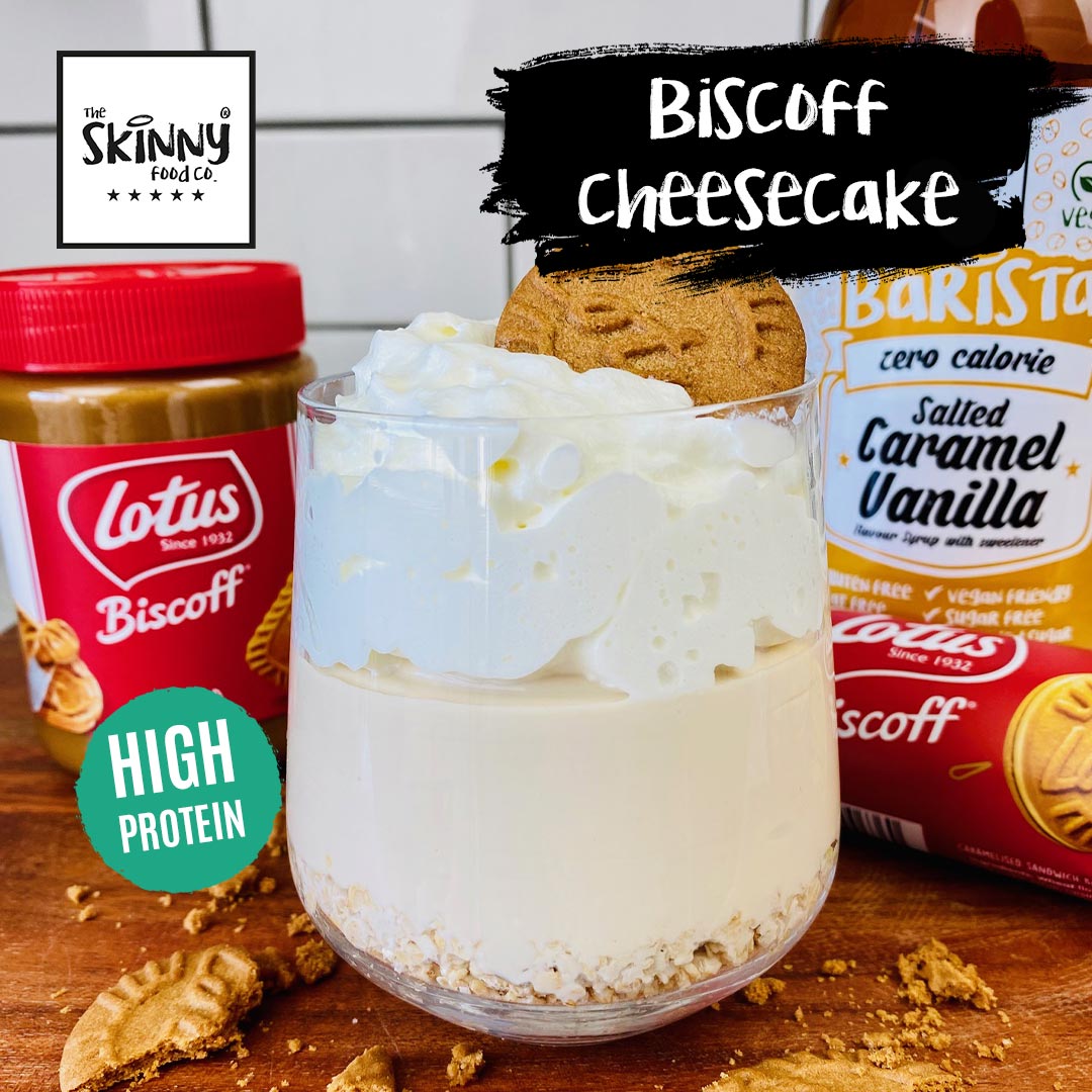 Biscoff Cheesecake Recipe - theskinnyfoodco