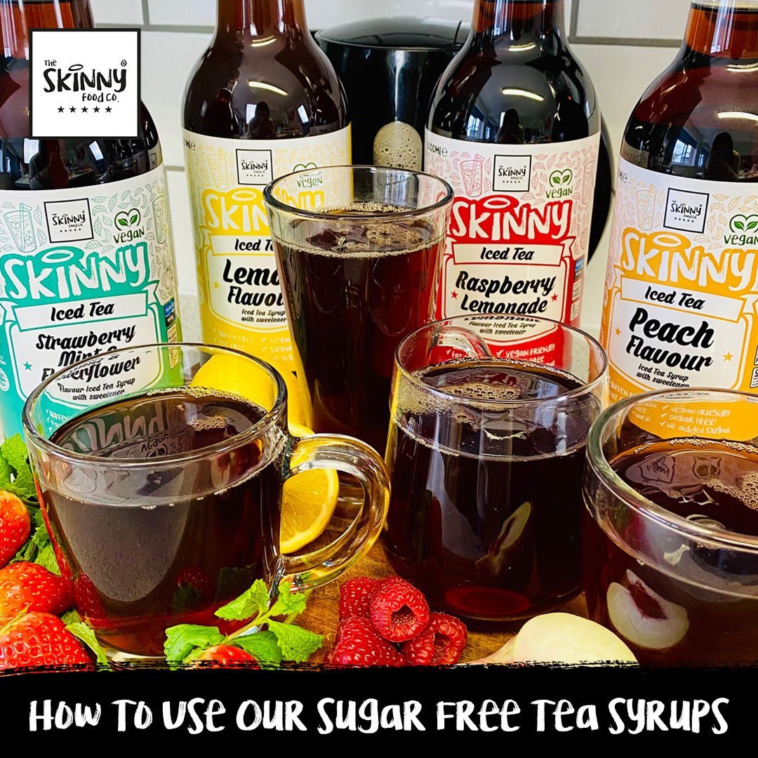 Як використовувати наші чайні сиропи без цукру - theskinnyfoodco