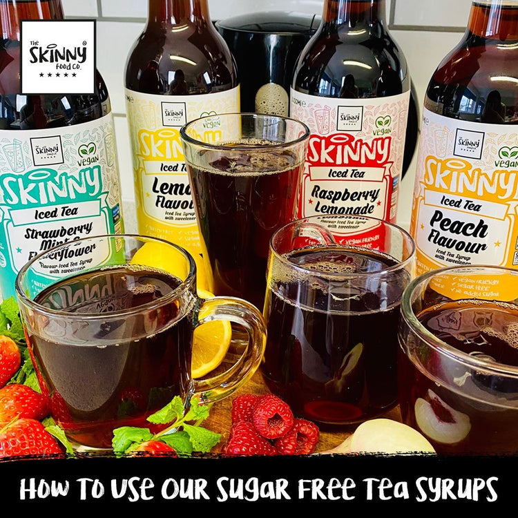 How To Use Our Sugar Free Tea Syrups The Skinny Food Co theskinnyfoodco
