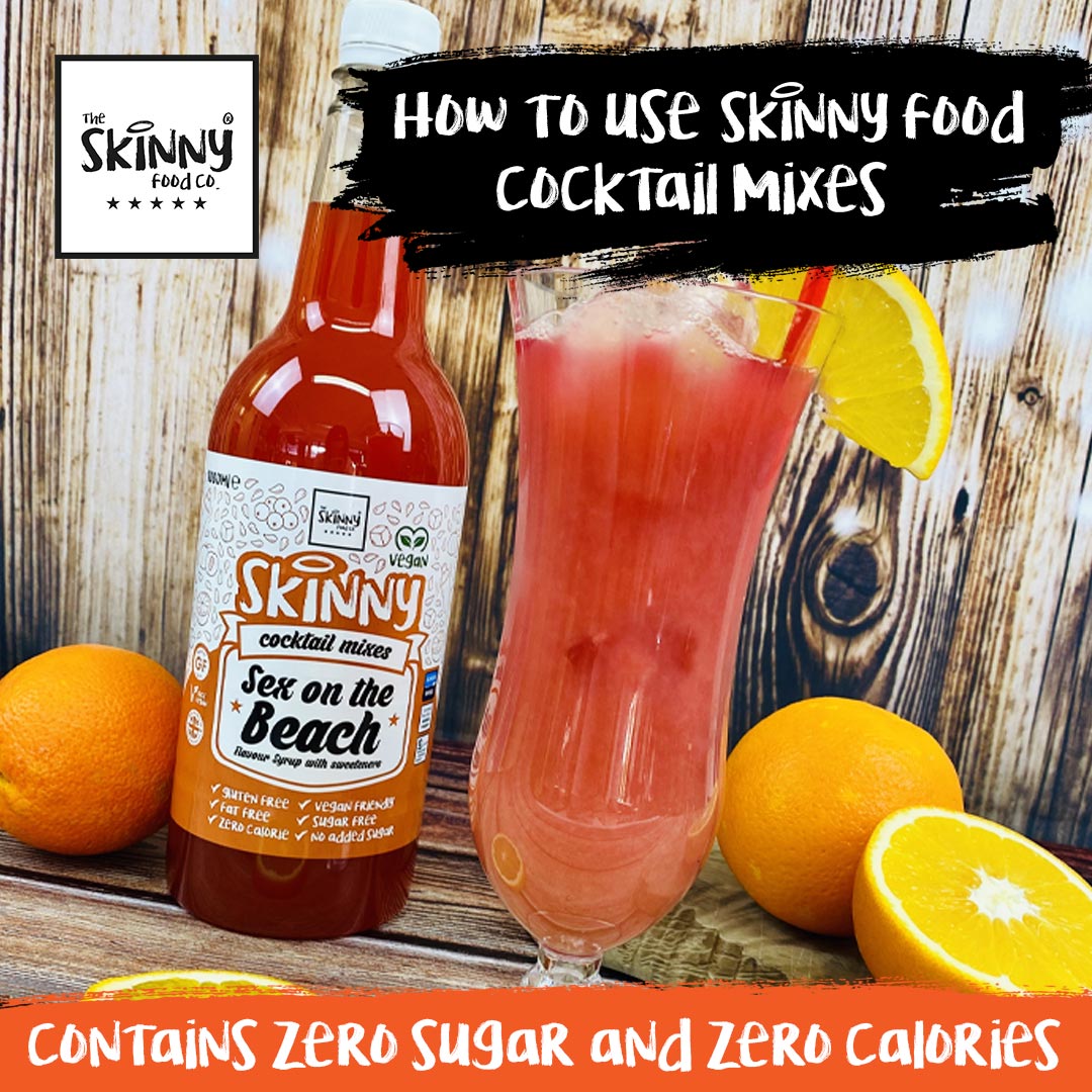 Come usare le miscele di cocktail Skinny Food Co: Zero Sugar e Zero Calorie - theskinnyfoodco