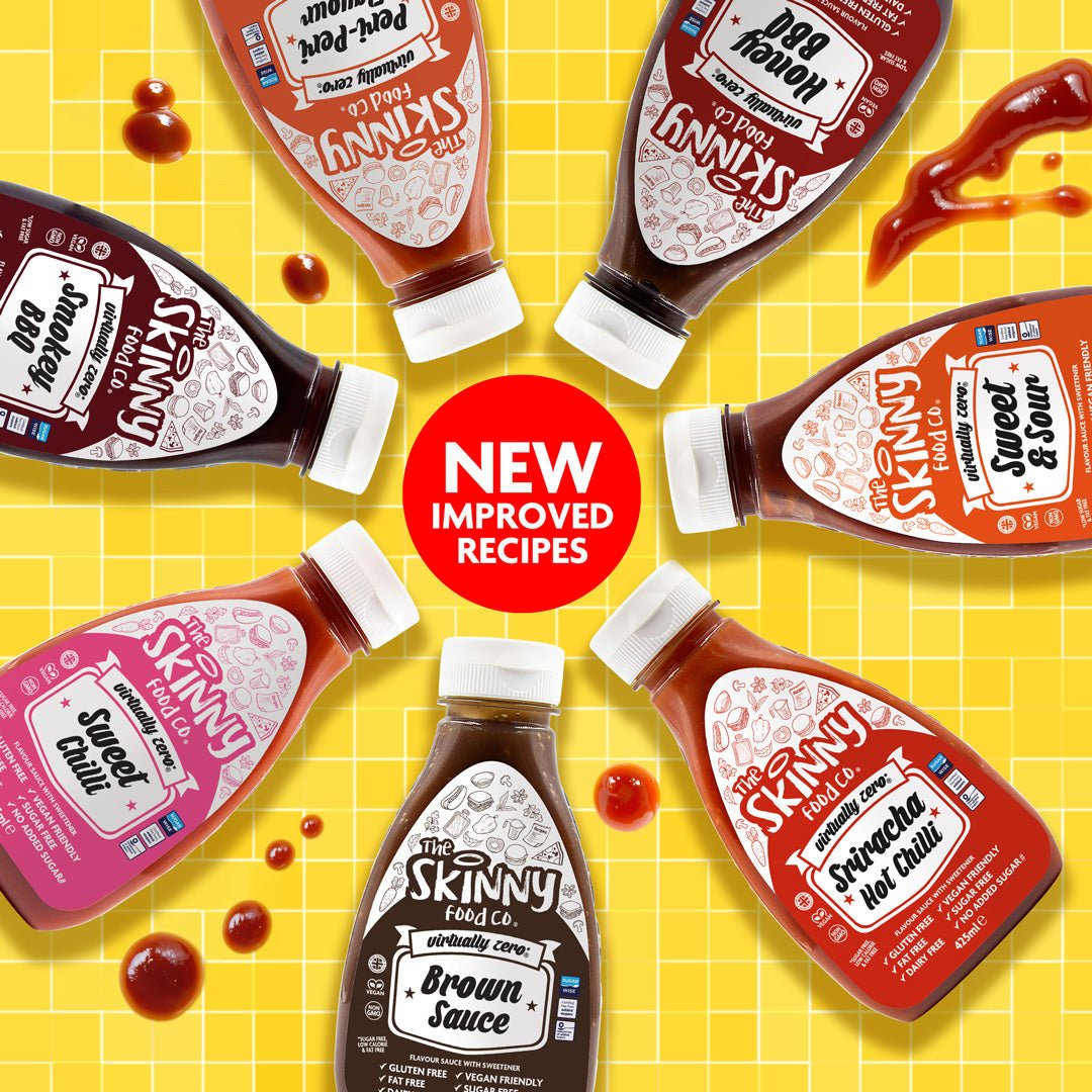 Meet the Mighty Seven: Our Improved Low Calorie Sauces - theskinnyfoodco