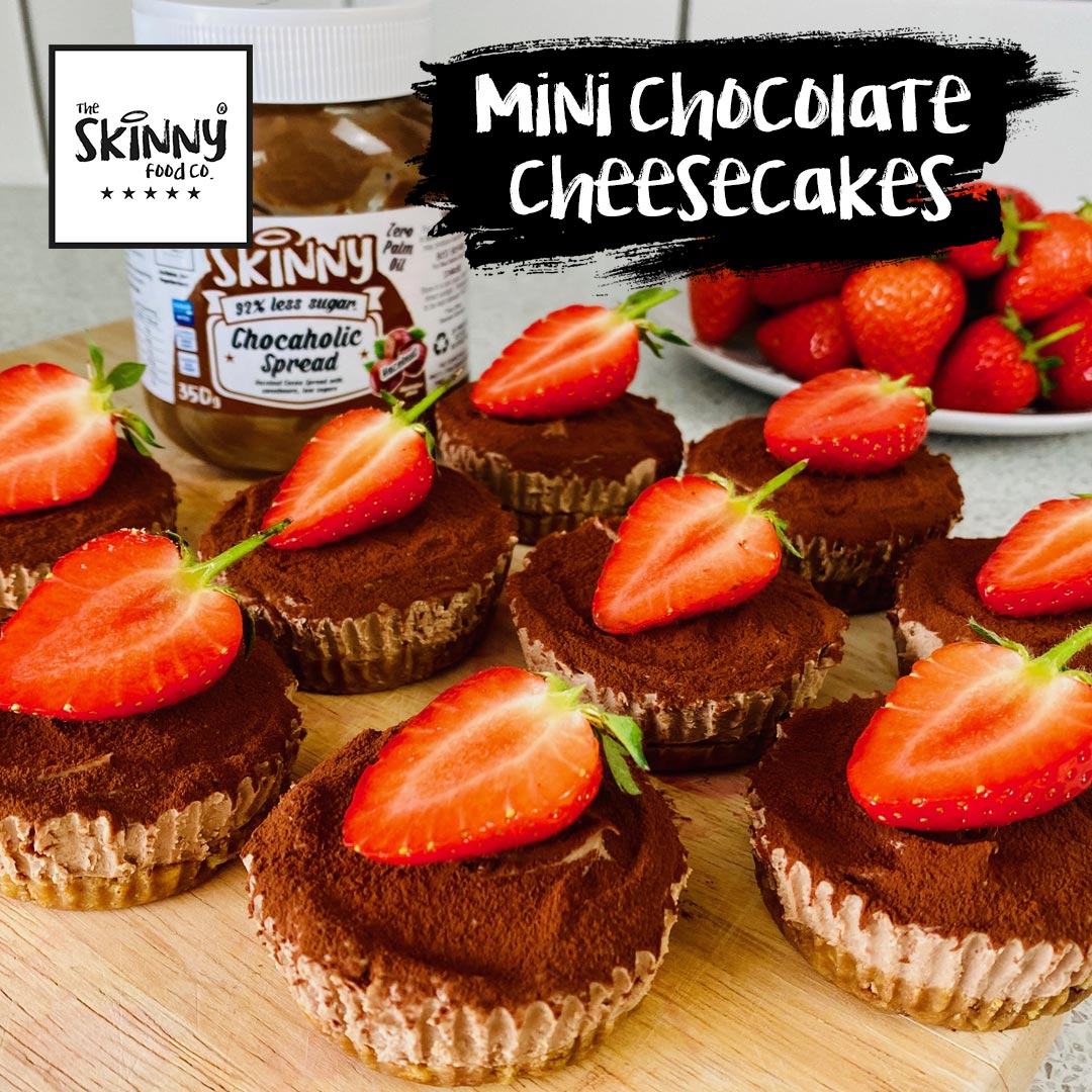 Mini Chocolade Cheesecakes - theskinnyfoodco