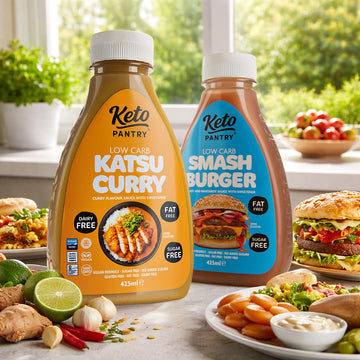 New Keto Pantry Sauces: Katsu Curry Sauce and Smash Burger Sauce - theskinnyfoodco