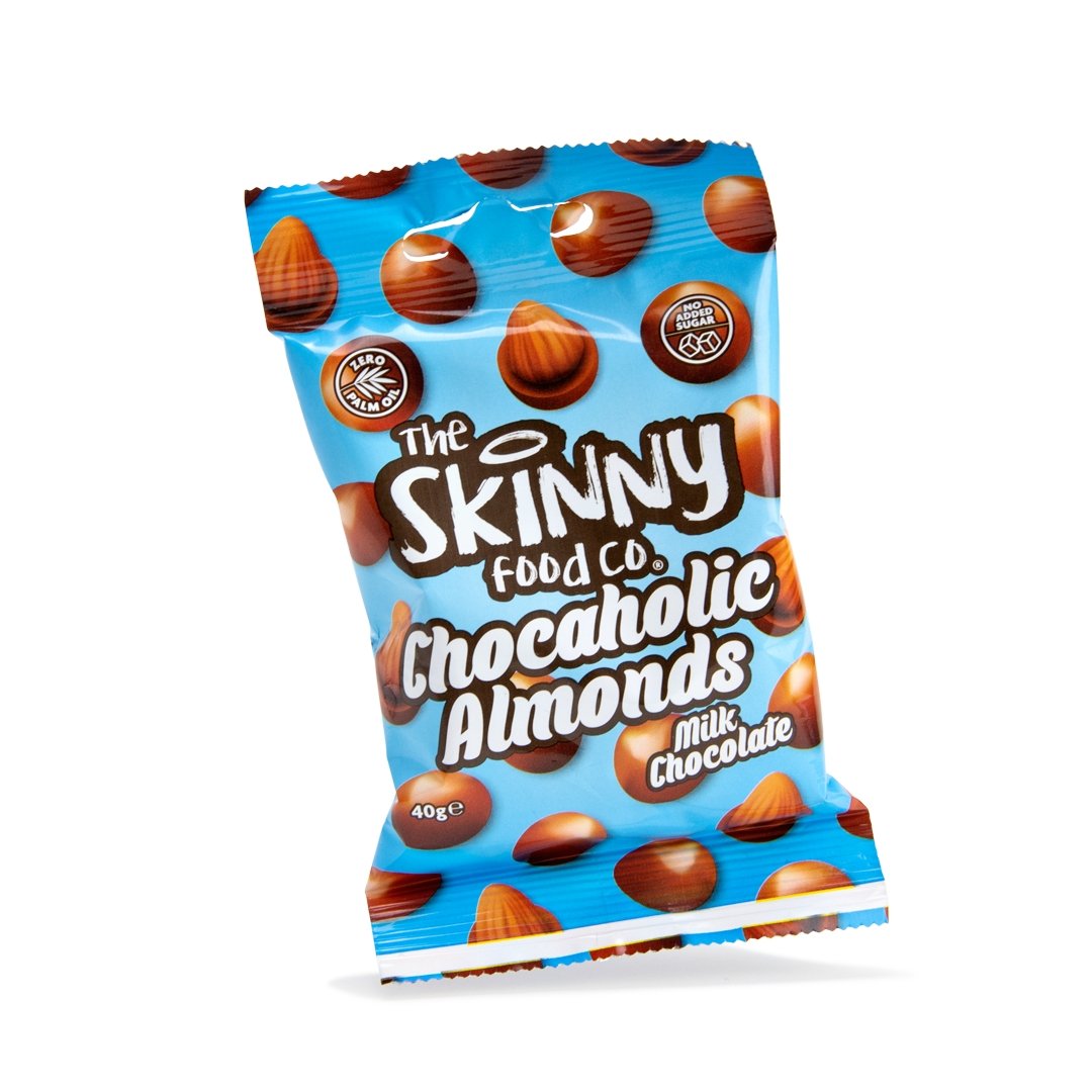 Lançamento de Novo Produto: Amêndoas de Chocolate - theskinnyfoodco