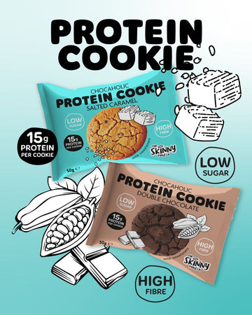 New Product Launch: Skinny Chocaholic Protein Cookies - theskinnyfoodco