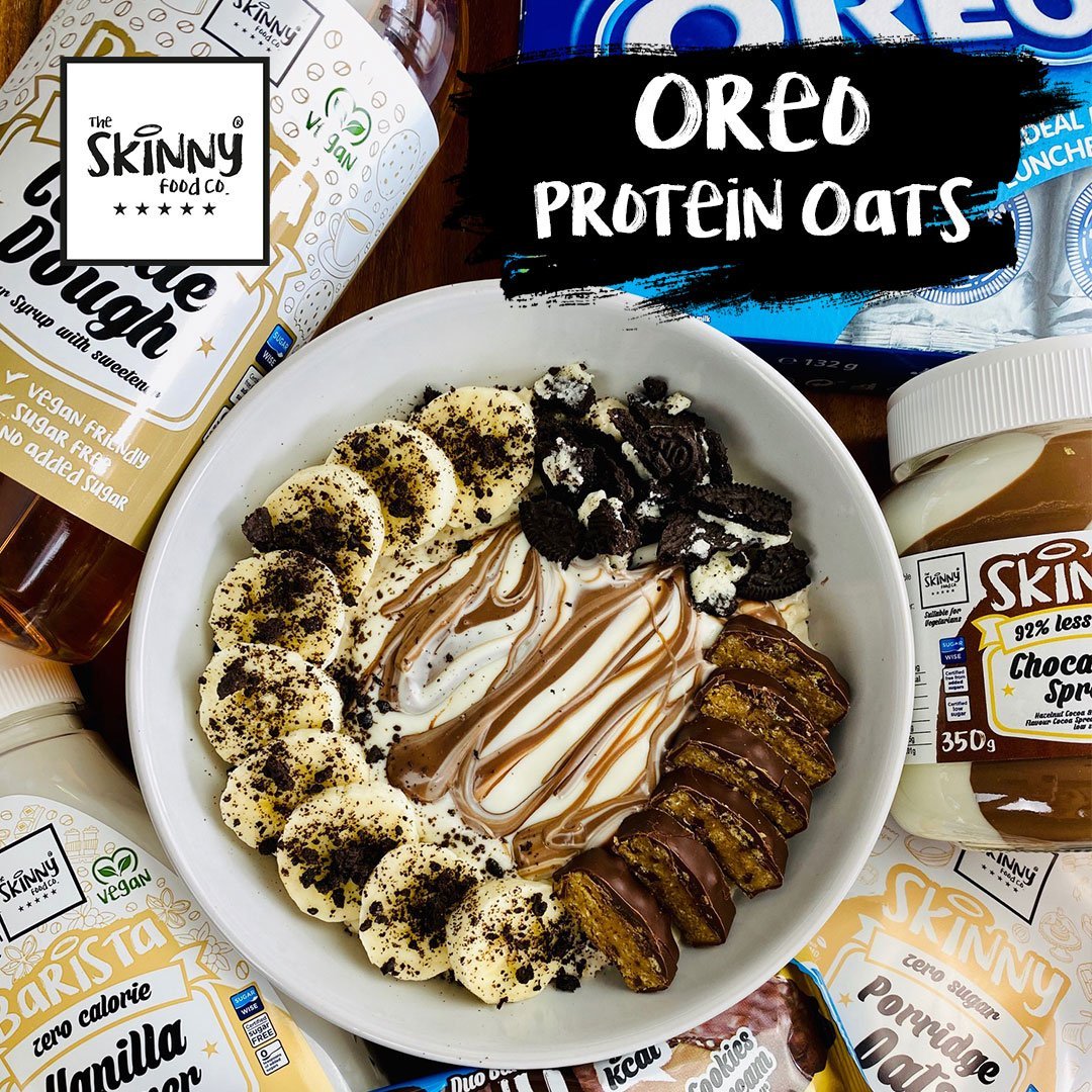 Oreo Protein Oats - theskinnyfoodco