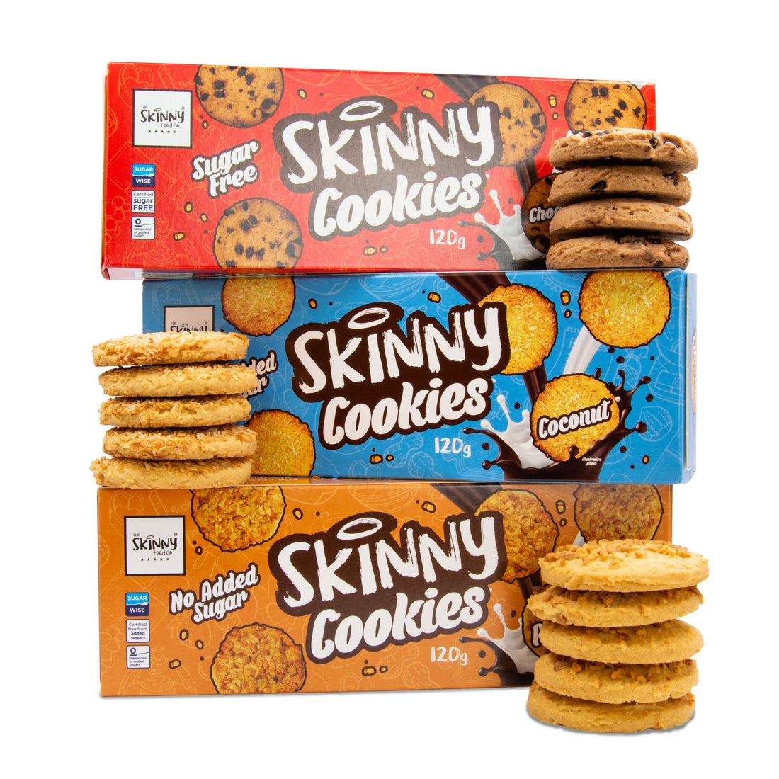 Vores NYE ​​Skinny Cookies med lavt sukkerindhold er netop faldet! - theskinnyfoodco