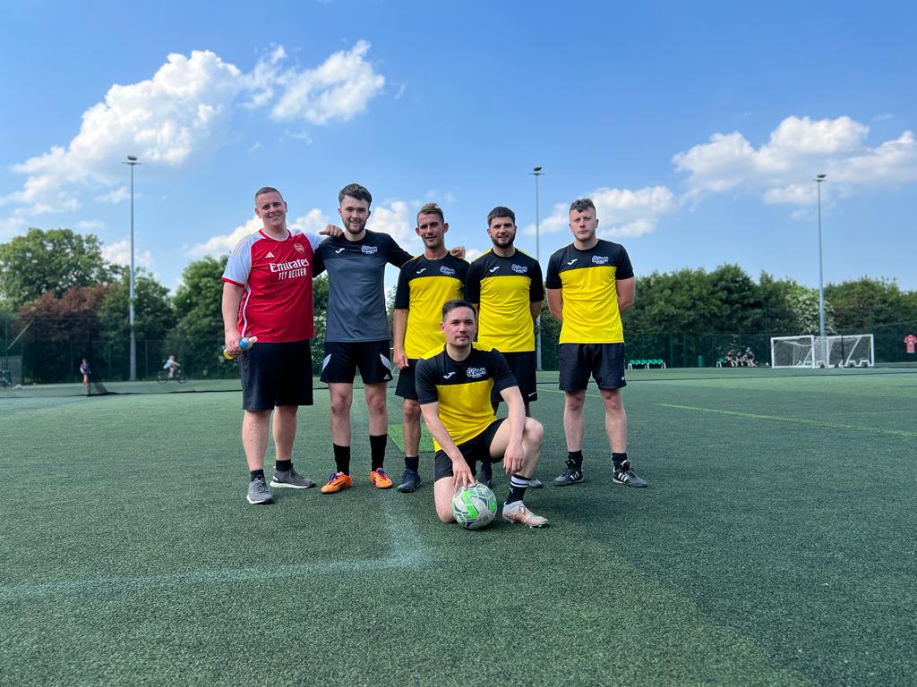 Skinny Food Staff Shine in Charity Football Tournament for the Tom Maccabee Fund - theskinnyfoodco