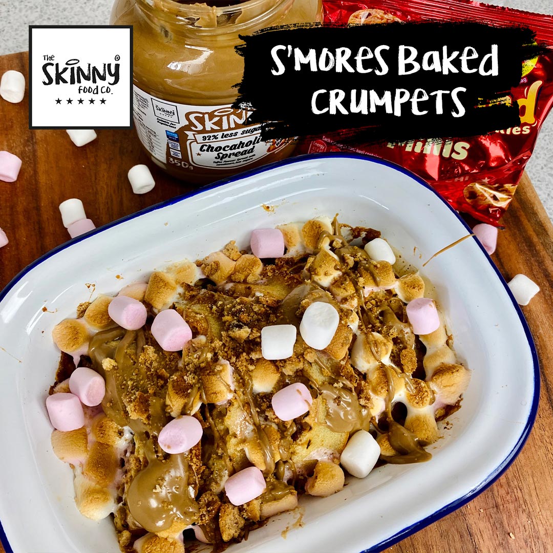 S'mores Baked Crumpets - theskinnyfoodco