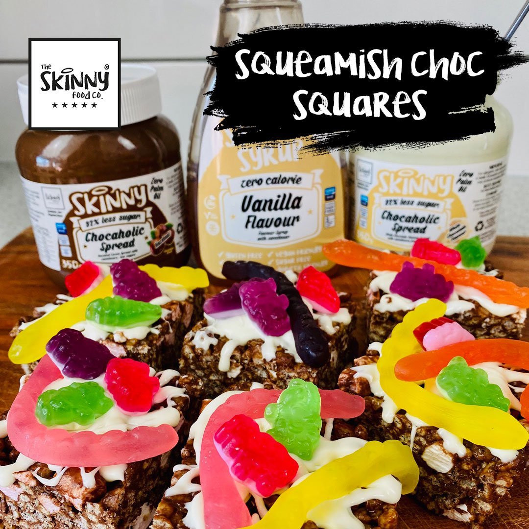 Squeamish Chocolate Squares - theskinnyfoodco