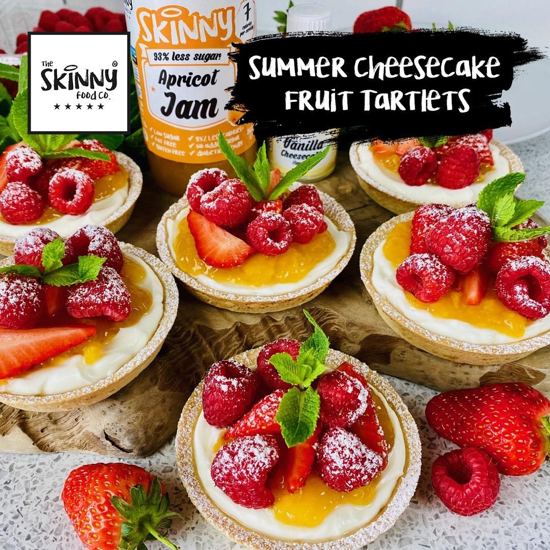 Tortinhas de frutas de cheesecake de verão - theskinnyfoodco