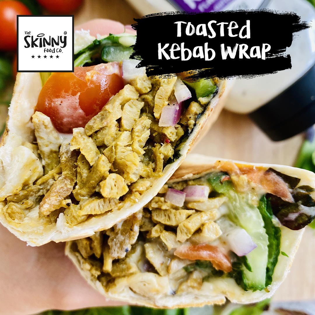 Geroosterde Kebab Wrap - theskinnyfoodco