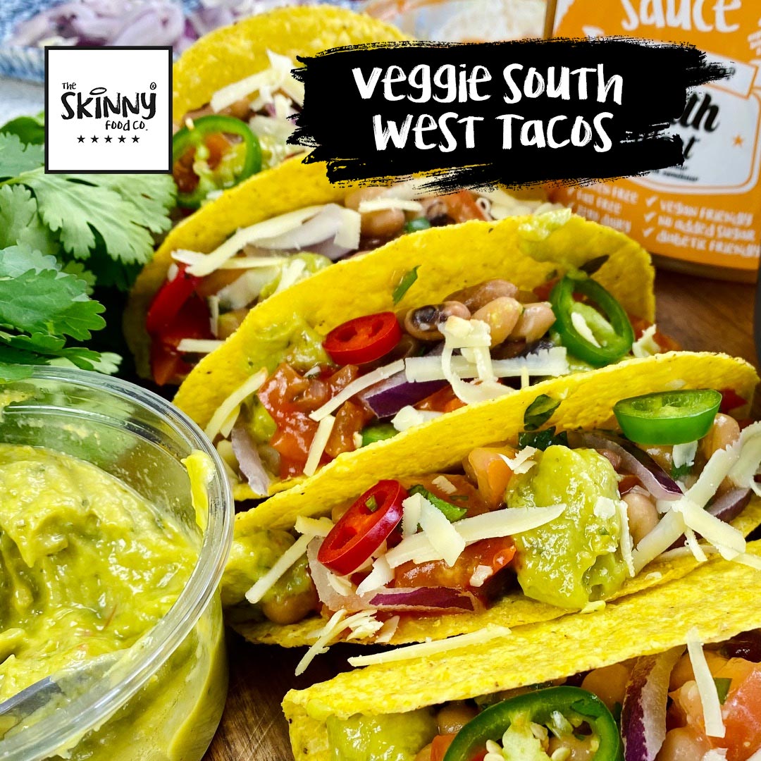 Zeleninové juhozápadné tacos - theskinnyfoodco
