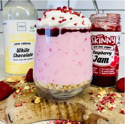 White Chocolate And Raspberry Cheesecake - theskinnyfoodco