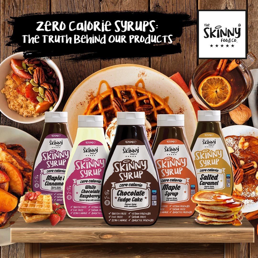 Zero Calorie Sirups: Sandheden bag vores produkter - theskinnyfoodco