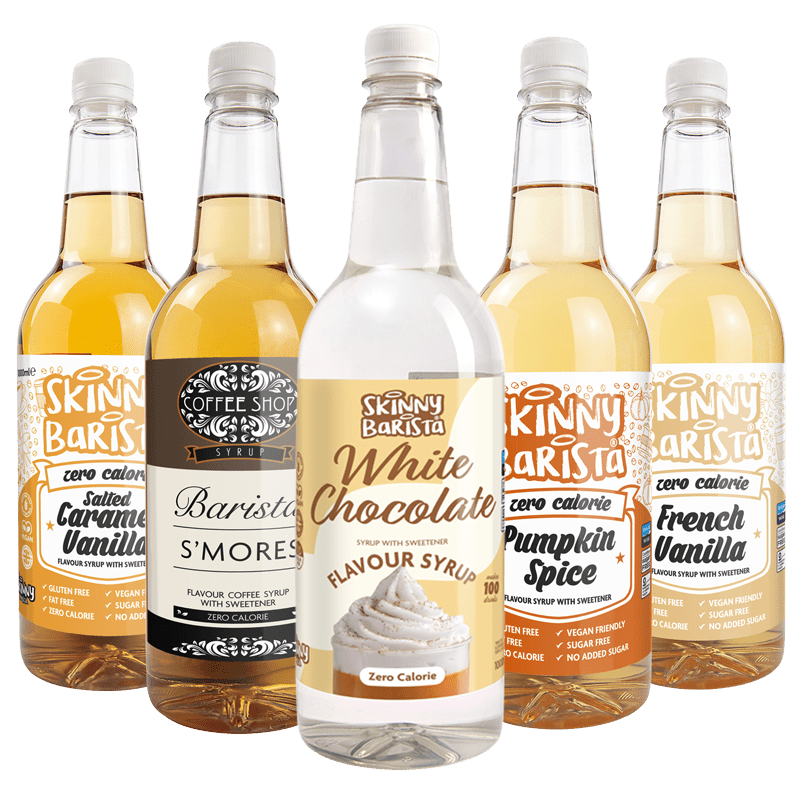Paquet de sirop de 1 litre 5 pour 19 £ - theskinnyfoodco