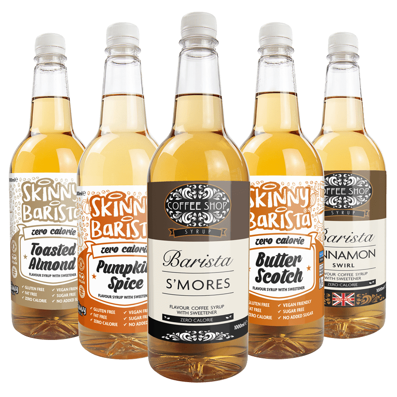 1 Litre Syrup Bundle 5 For £19 - theskinnyfoodco