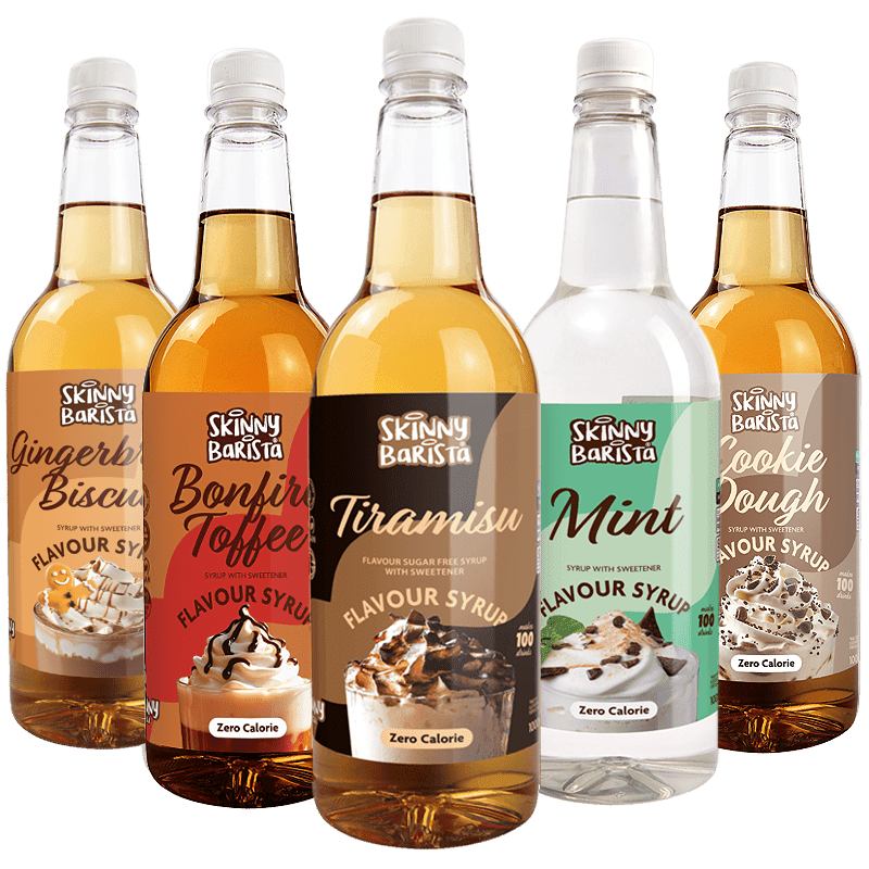 1 Litre Syrup Bundle 5 For £19 - theskinnyfoodco