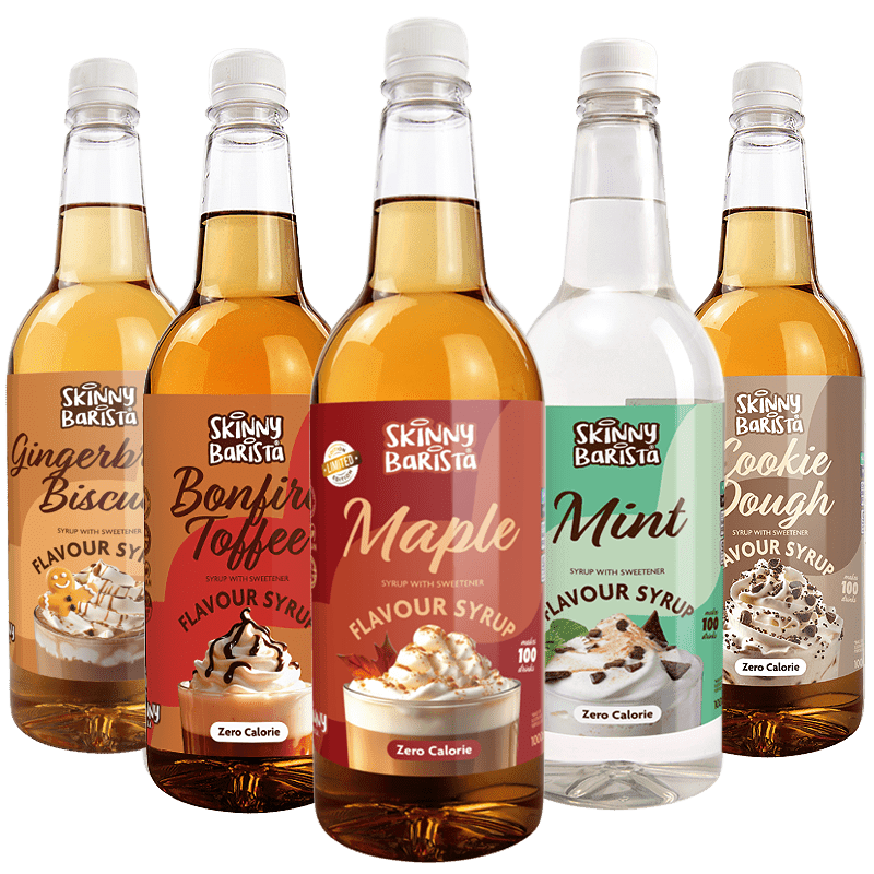 1 Litre Syrup Bundle 5 For £19 - theskinnyfoodco